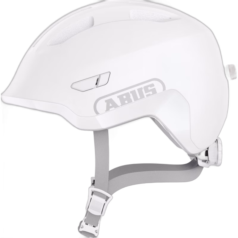 ABUS Smiley Ace Led Hjälm, Pure White, 50-55