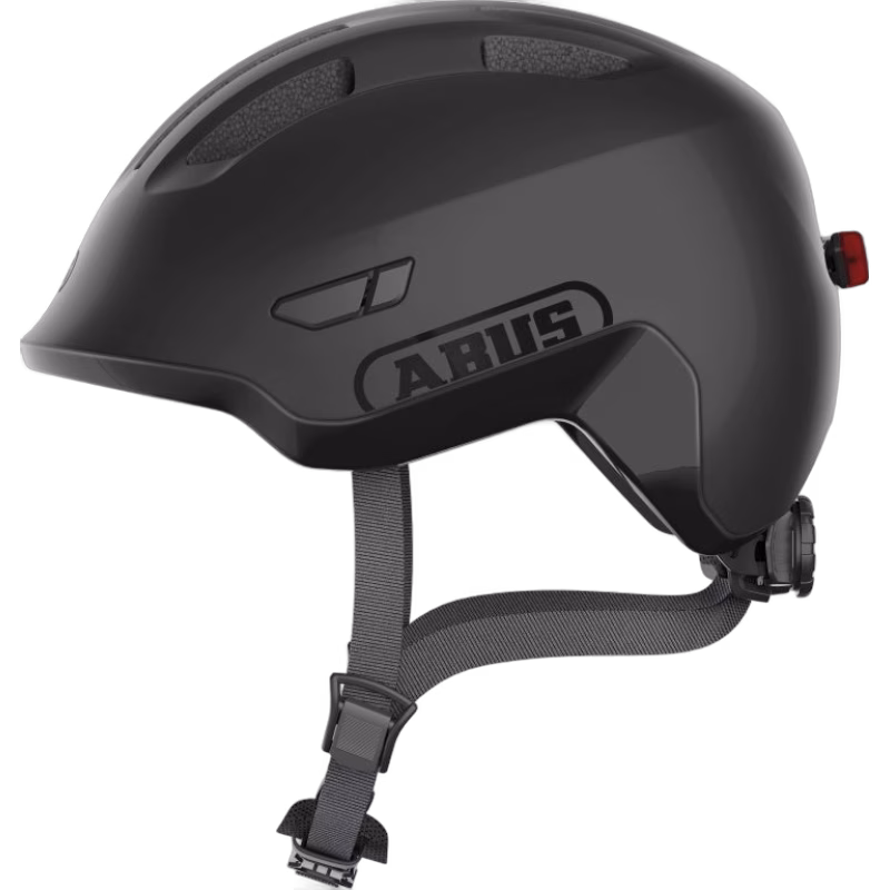 ABUS Smiley Ace Led Hjälm, Velvet Black, 50-55