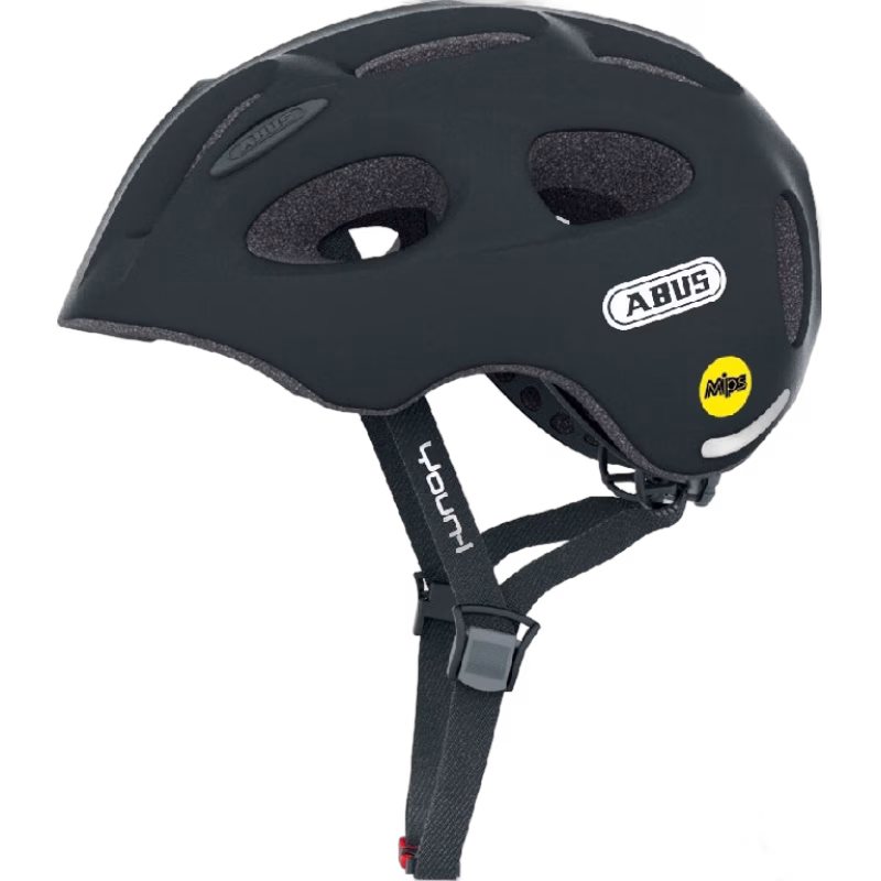 ABUS Youn Hjälm, Black, 48-54