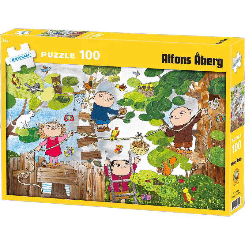 Alfons Åberg Pussel 100 Bitar