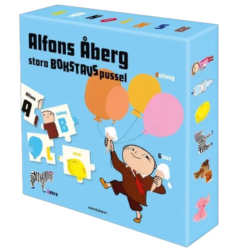 Alfons Åberg Stora bokstavspussel