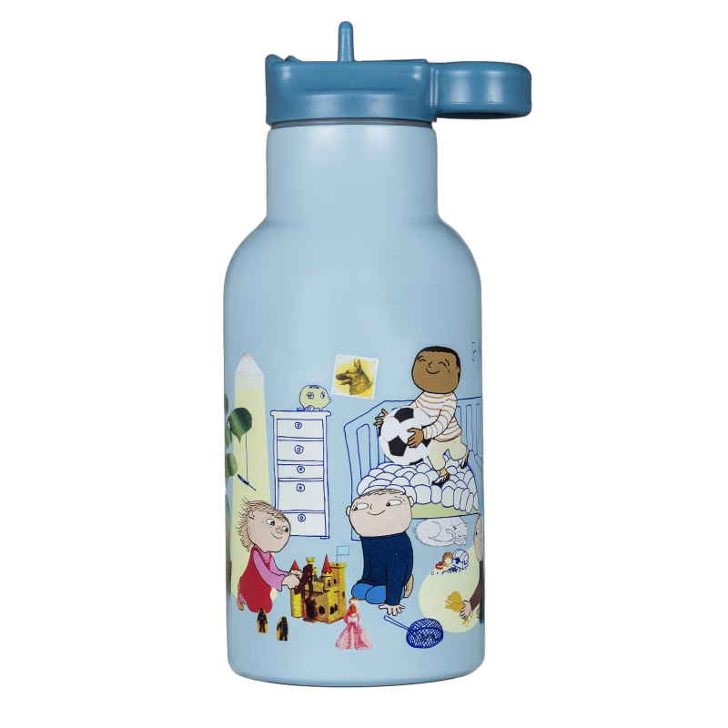 Alfons Åberg Vattenflaska, Blå