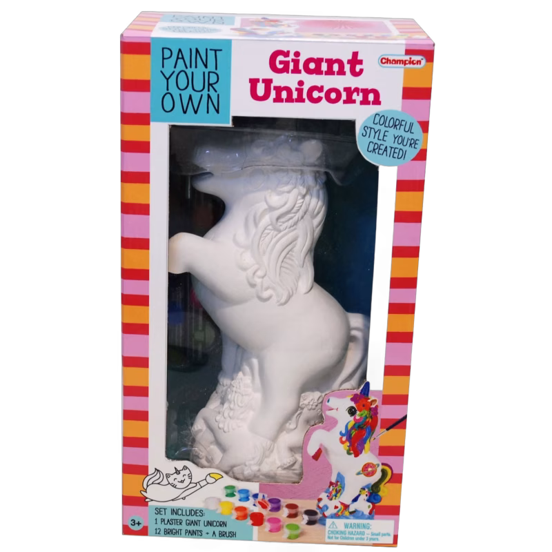 Alrico Jumbo DIY-set Måla Din Egen Enhörning Stor