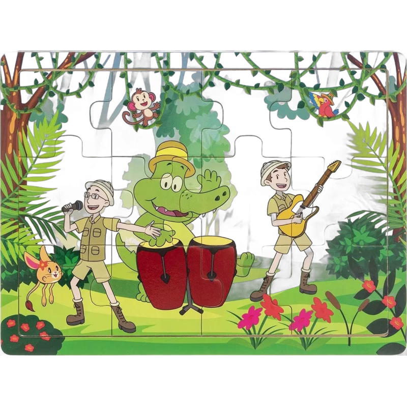 Arne Alligator Pussel 12 Bitar