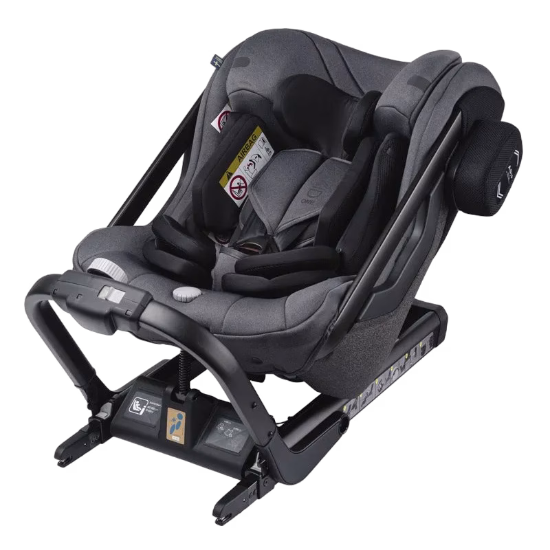 Axkid One+ 2 bakåtvänd isofixstol, granite melange