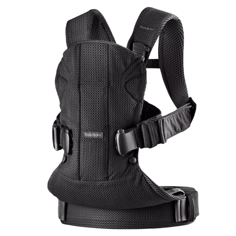 BabyBjörn Bärsele One Bomull (Svart)