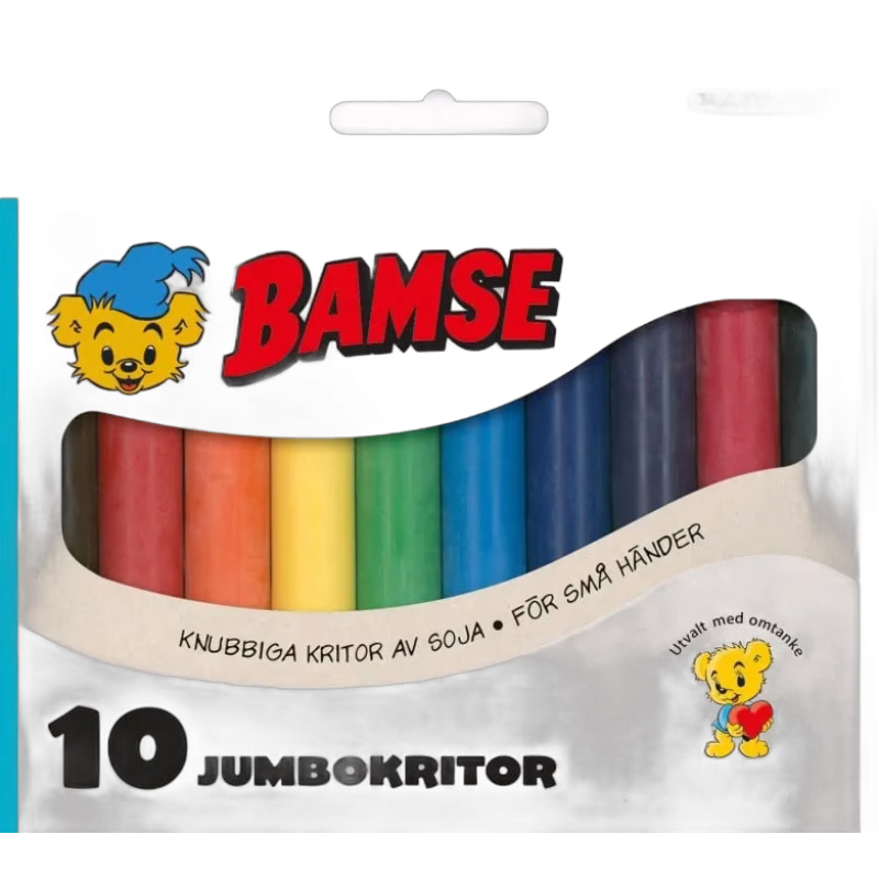 Bamse Jumbokritor 10 st