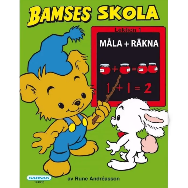 Bamses Skola Måla + Räkna