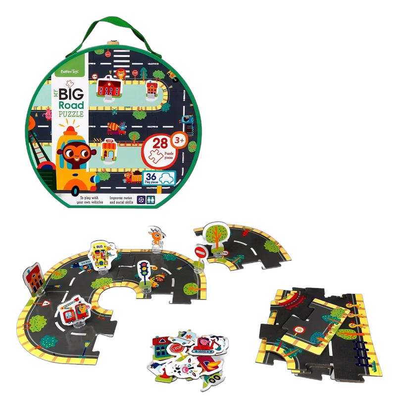 Barbo Toys  Min Stora Pussel Väg 200 Bitar