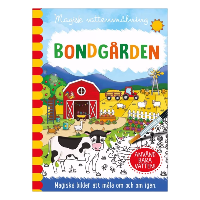 Barthelson Förlag Magisk Vattenmålning Bondgården
