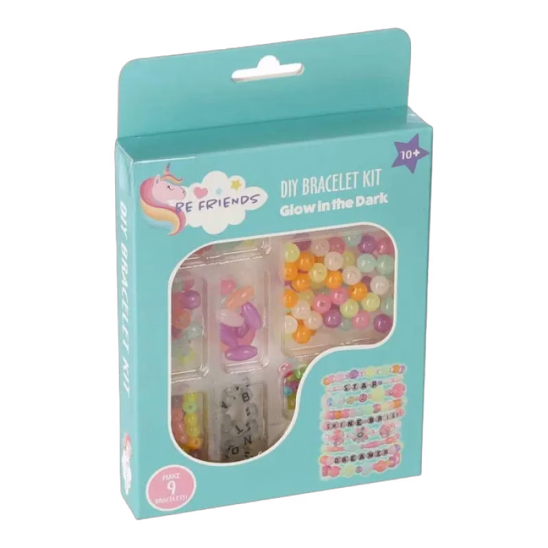 Be Friends Armbandskit (Glow in the Dark)