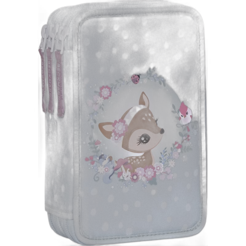 Beckmann Pennfodral Trippel, Forest Deer Dusty Mint