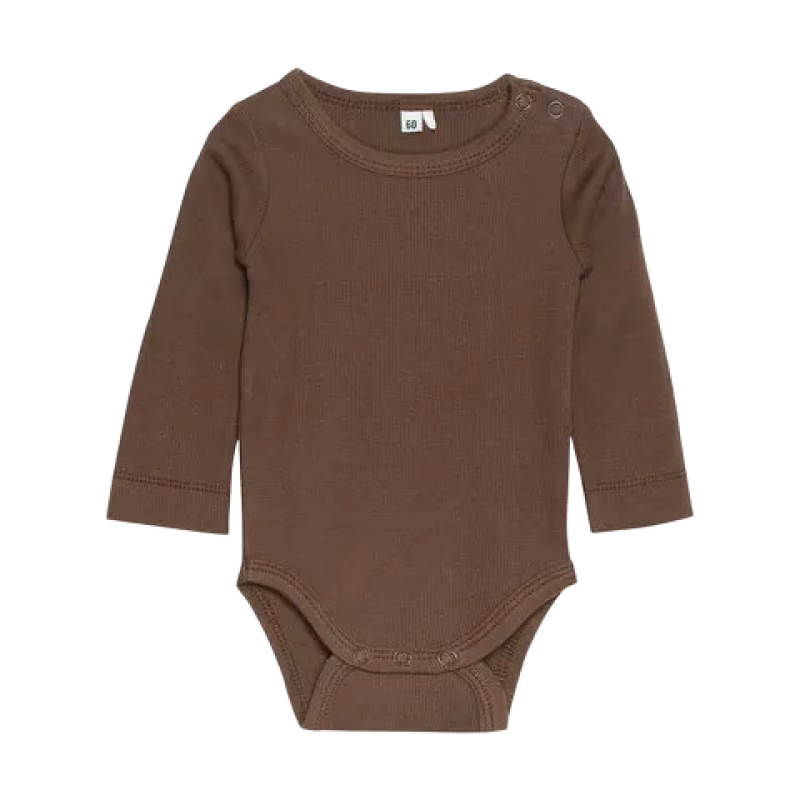 BeKids Långärmad Body Ribbad Pinecone