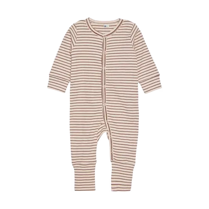 BeKids Långärmad Jumpsuit Randig Pinecone