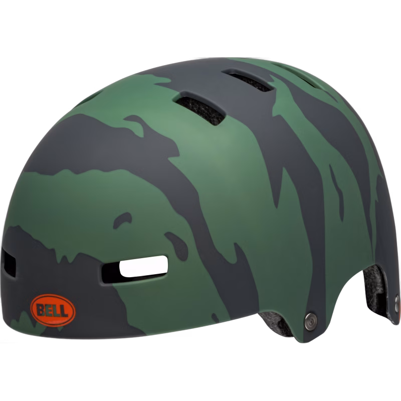 Bell SPAN Hjälm, Orange/Grön