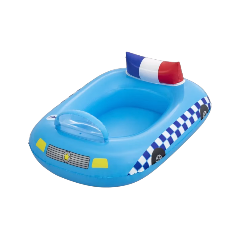 Bestway Badbåt med ljud Polisbil (88cm)