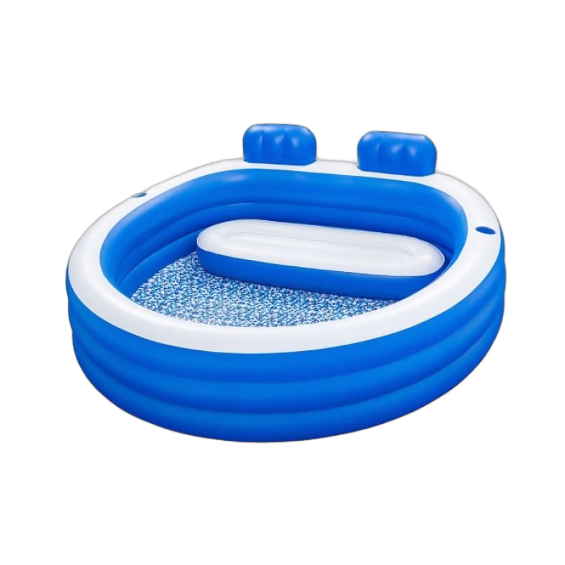 Bestway Familjepool med sits 231 x 219 cm