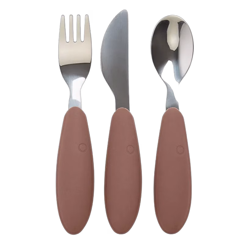 BIBS bestick 3 delar, woodchuck