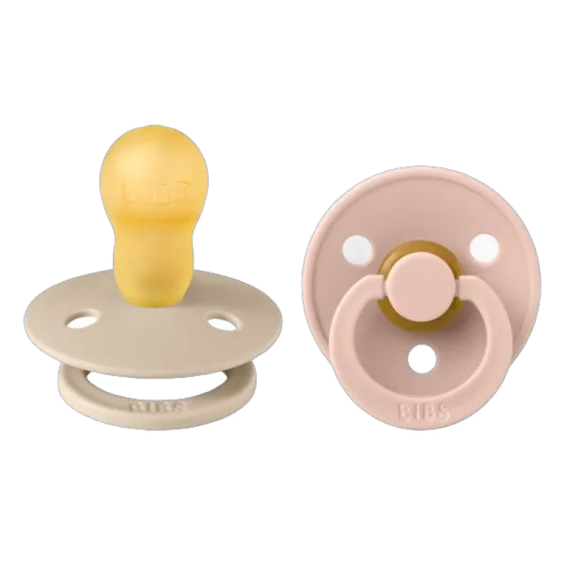 BIBS napp Colour 2-pack 18+ mån, vanilla/blush