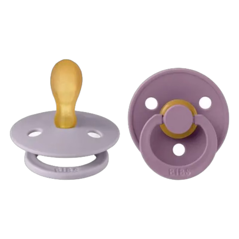 BIBS Napp Colour 2-pack Latex symmetrisk Fossil Grey