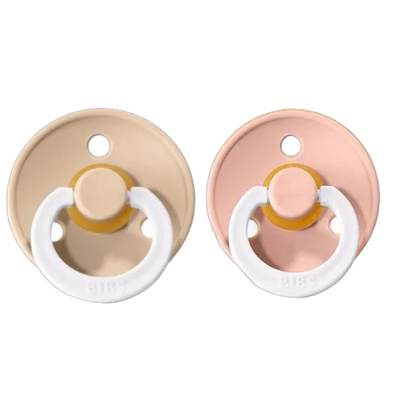 BIBS napp Colour Night 2-pack 6-18 mån, blush/vanilla night