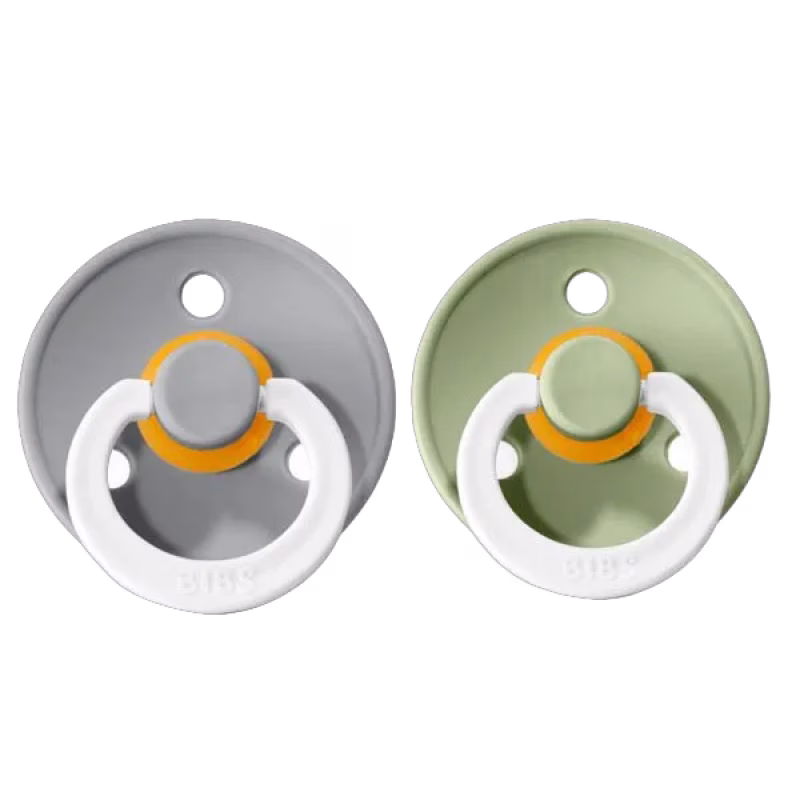 BIBS napp Colour Night 2-pack 6-18 mån, sage/cloud night