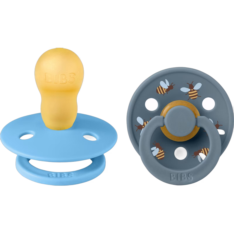 BIBS Studio Colour Bumblebee Napp 2-Pack Latex Stl 3, Breeze