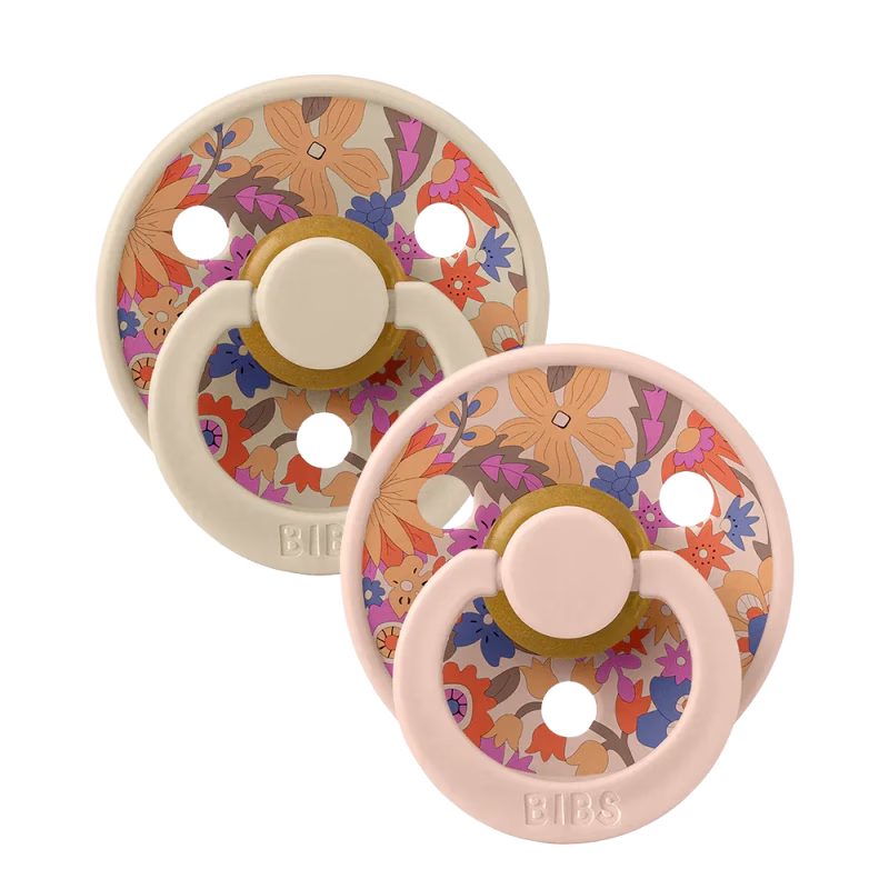 BIBS X LIBERTY Colour 2-pack Latex June Blossom Blush Mix