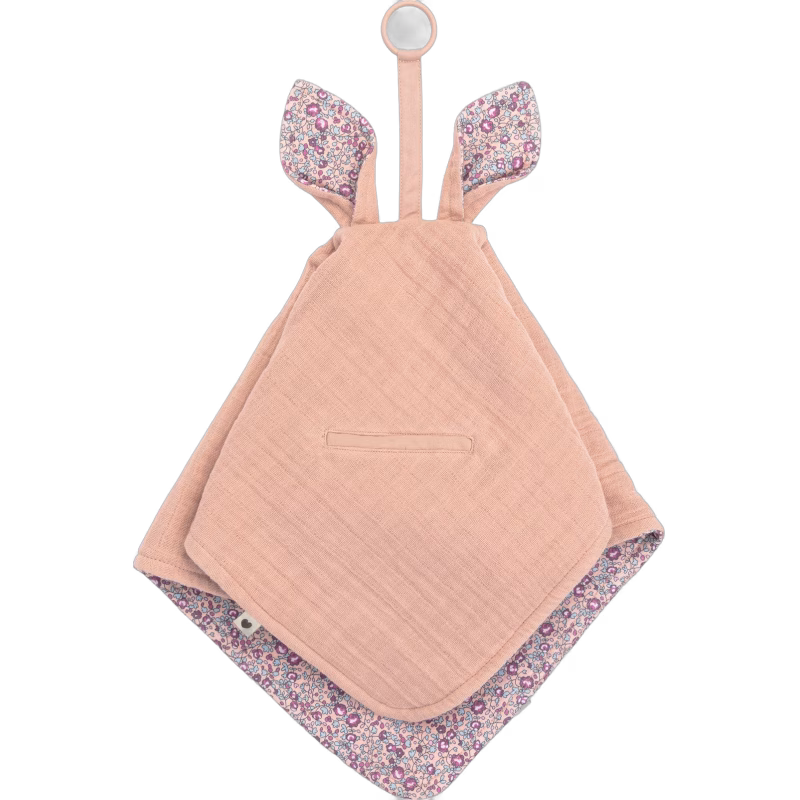BIBS x Liberty Kangaroo Snuttefilt, Eloise Blush