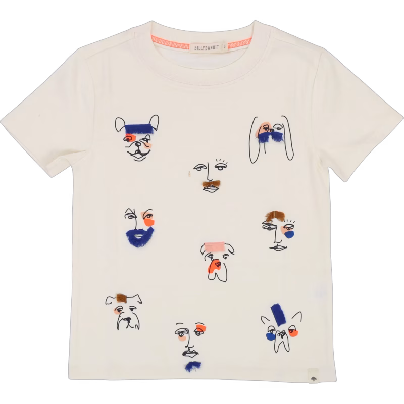 Billybandit T-Shirt, Ivory 6år