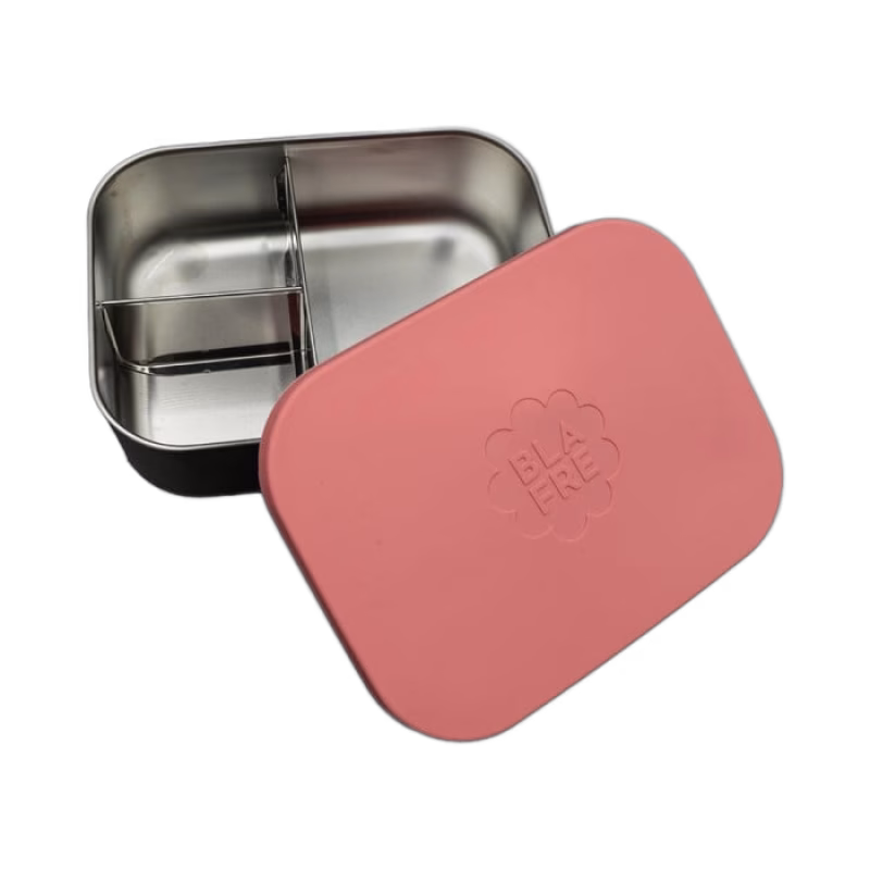 Blafre Matlåda 3 fack Rostfritt Stål (Rosa)