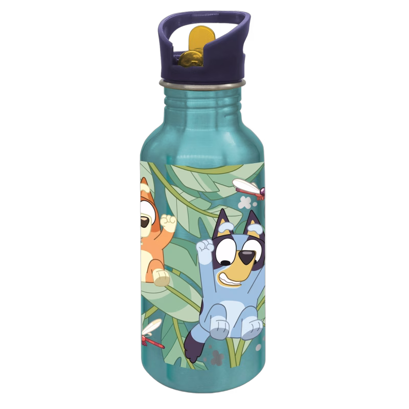 Bluey  Aluminium Vattenflaska 545ml, Ljusblå