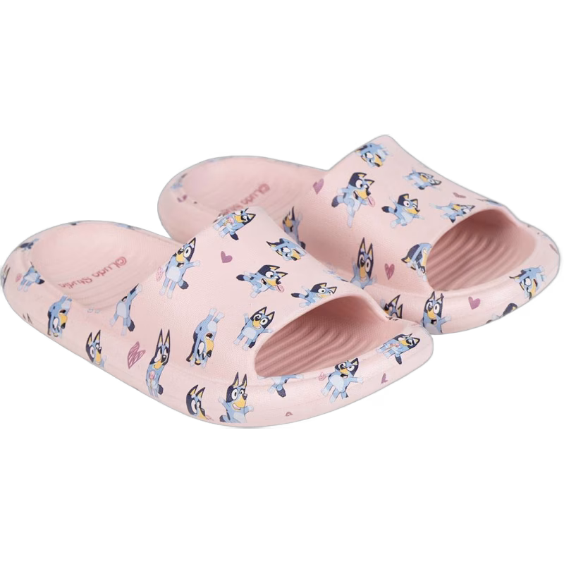 Bluey Pool Sliders Tofflor, Ljusrosa, 24-25