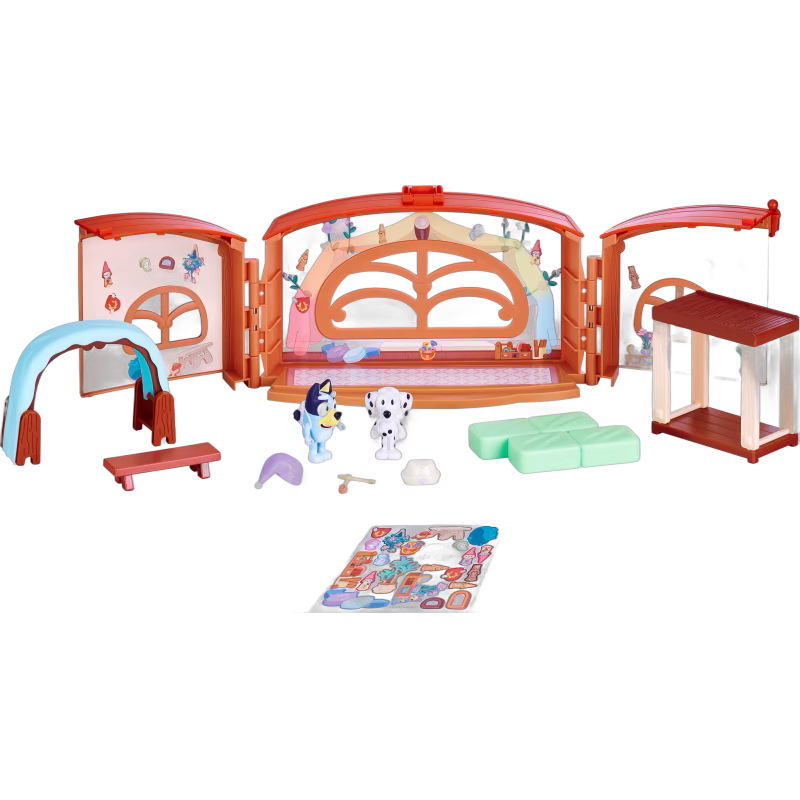 Bluey School Friends Lekset Skola med Figurer