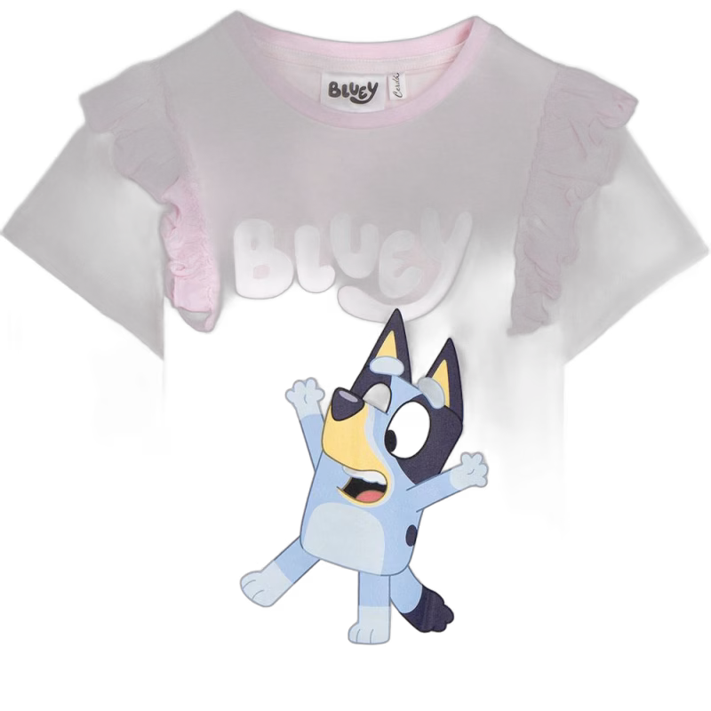 Bluey T-shirt, Ljusrosa, 104-110