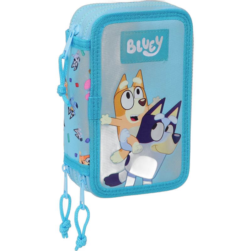 Bluey Trippelpennfodral, Blå