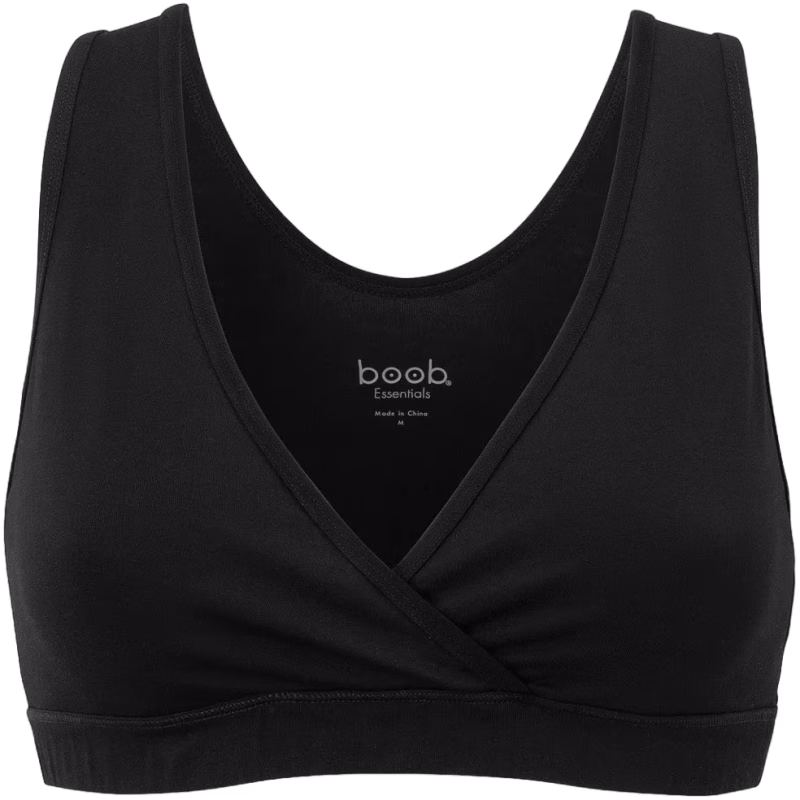 Boob Essentials Amnings-BH, Svart, XXL
