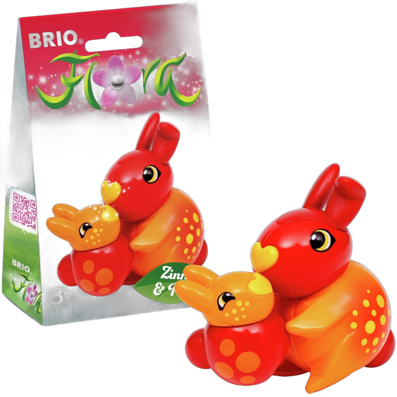 BRIO Flora 36216 Figurset Zinnia &  Peach