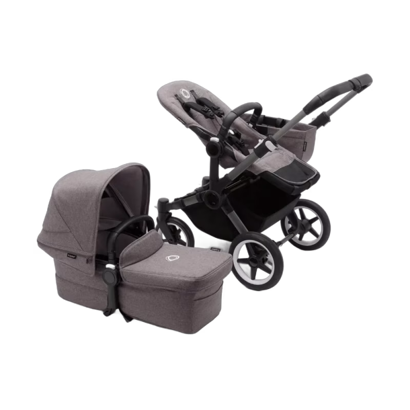 Bugaboo Donkey 5 Mono/Singelvagn Complete Graphite/Grey Melange