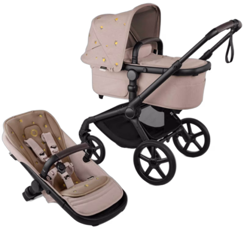 Bugaboo X Konges Slöjd Fox 5 Renew complete Black/Desert Taupe Melange