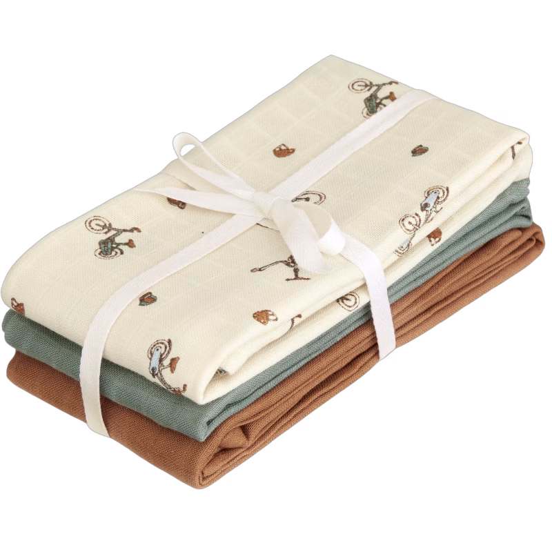 Cam Cam Copenhagen Muslinfiltar 3-Pack, Bicycles