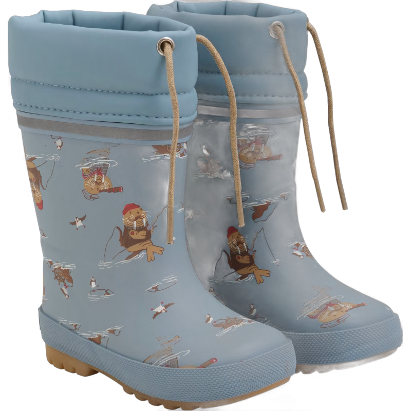 CeLaVi Fodrade Gummistövlar, Smoke Blue, 30