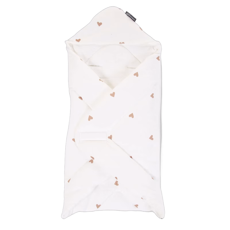 Childhome Swaddle Jersey Hearts