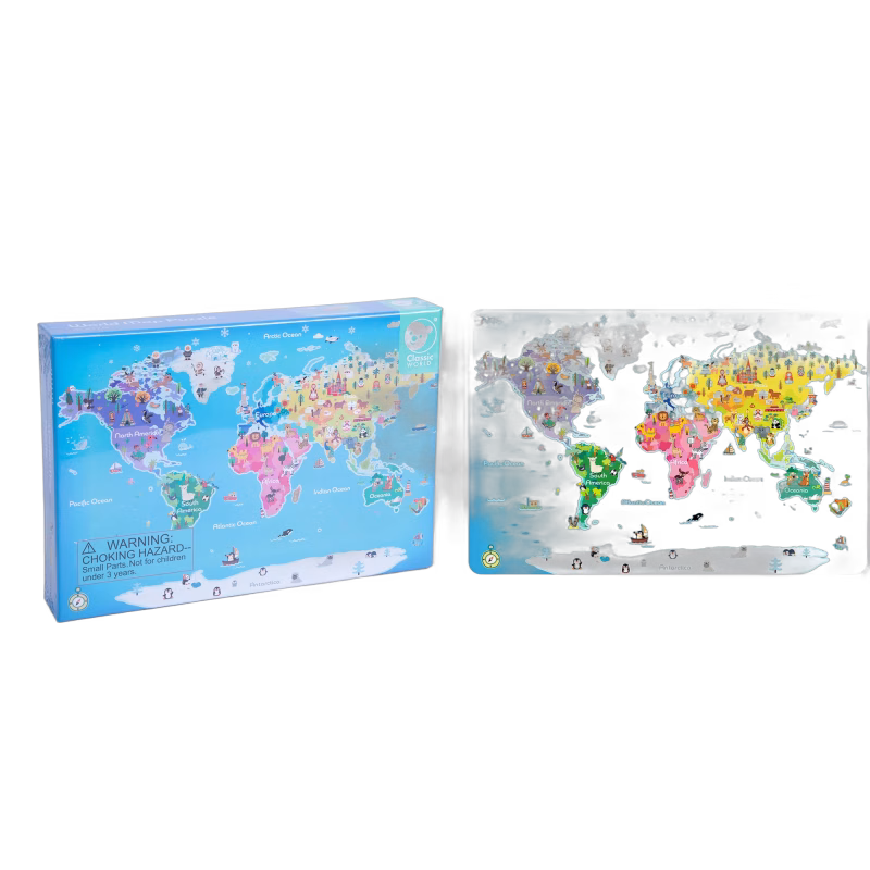 Classic World Världskartan Pussel 48 Bitar