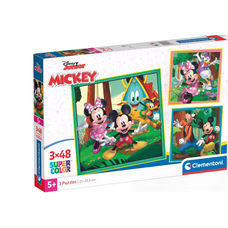 Clementoni Musse Och Hans Vänner Pussel 3x48 Bitar