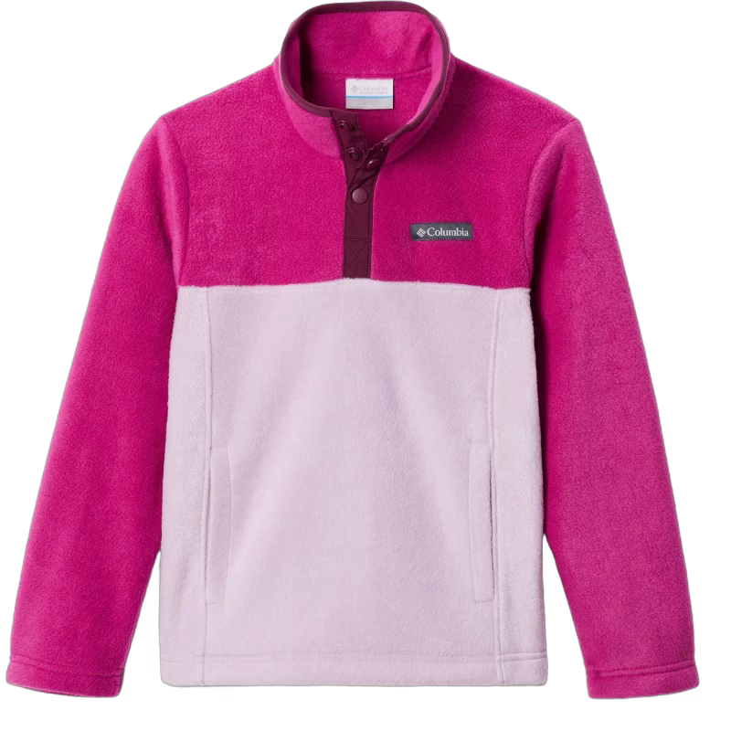 Columbia Steens Snap Fleecetröja, Aura/Wild Fuchsia, L