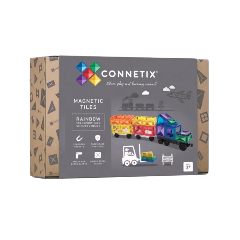 Connetix Rainbow Transport 50-delar