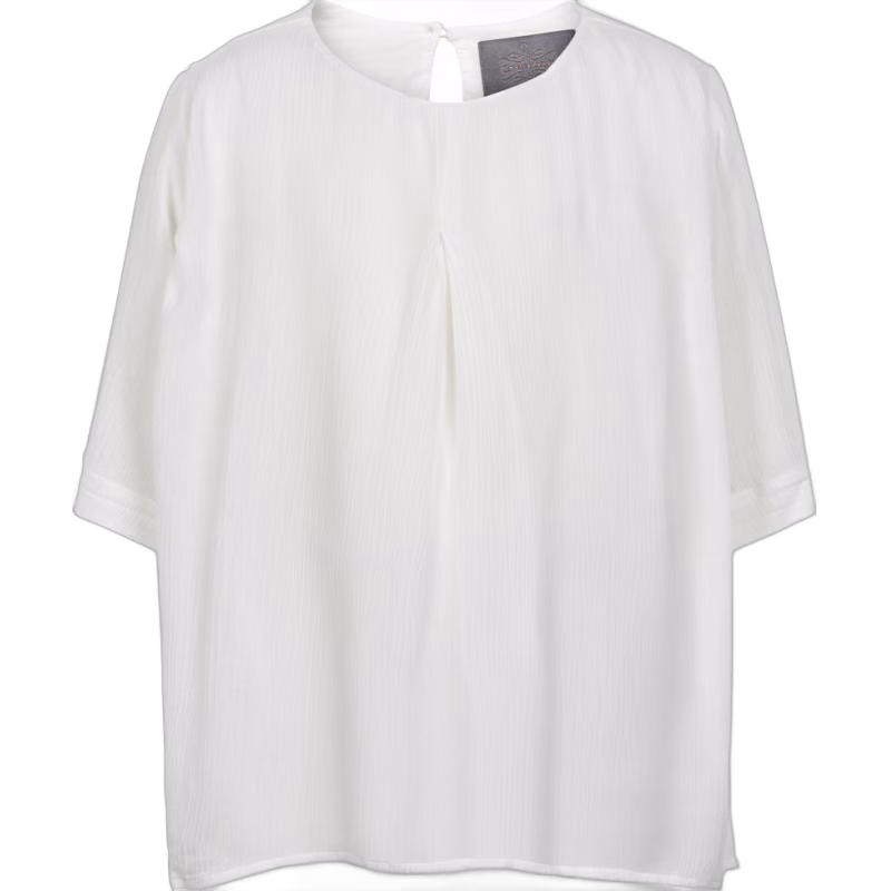 Creamie Crinkle Blus, Cloud, 116