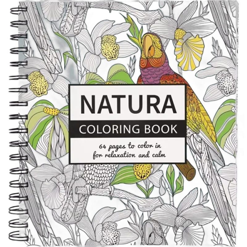 Creativ Company Antistress Målarbok (Naturen)