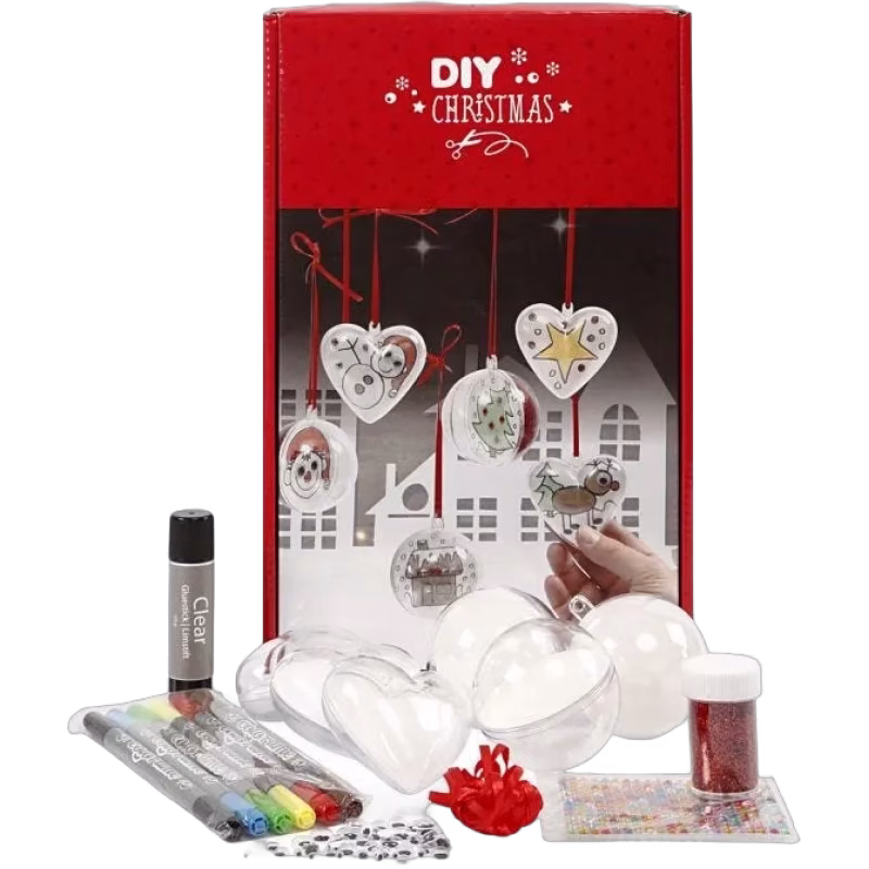 Creativ Company Kulor och hjärtan med invändig dekoration